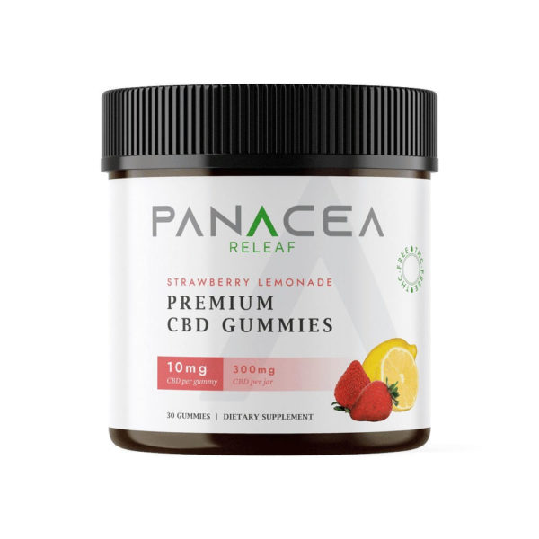 Panacea Releaf CBD Gummies - Strawberry Lemonade