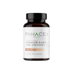 Panacea Releaf CBD Softgels with Curcumin